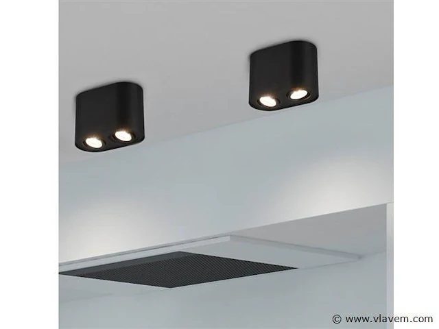 4 x gt dual duo opbouw armatuur zwart - afbeelding 3 van  6