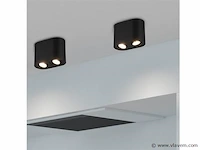 4 x gt dual duo opbouw armatuur zwart - afbeelding 3 van  6
