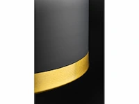 4 x gt gold hanglamp modern design zwart - afbeelding 4 van  6