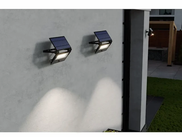 4 x gt lumino solar breedstraler + pir - afbeelding 1 van  7