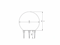 4 x gt marble grond design lampen - afbeelding 5 van  8