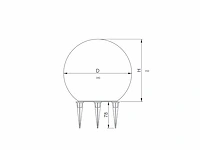 4 x gt marble grond design lampen - afbeelding 3 van  6