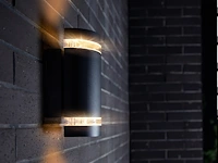 4 x gt silvana gevel lamp zwart - afbeelding 1 van  8