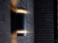 4 x gt silvana gevel lamp zwart - afbeelding 1 van  8