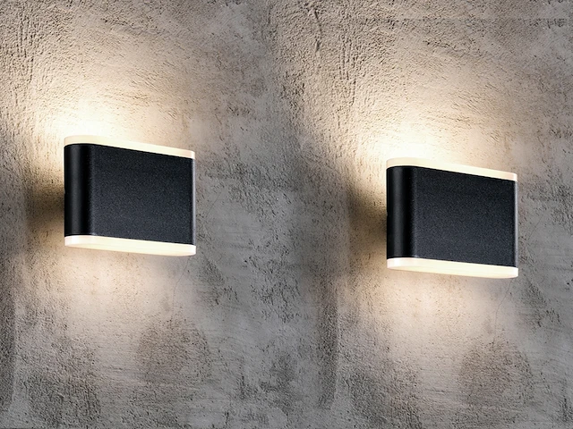 4 x gt walla design wand armatuur zwart - afbeelding 5 van  5