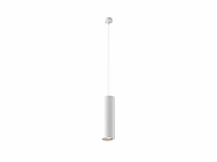 4 x gu10 decoratief hanglamp cilinder 24cm zand wit - afbeelding 1 van  6