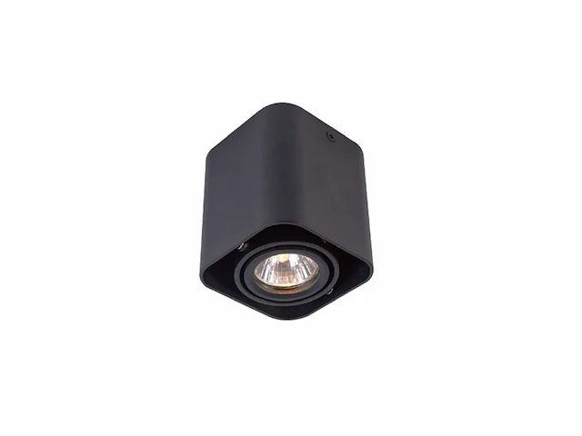 4 x gu10 design armatuur 10cm zwart kantelbaar - afbeelding 1 van  3