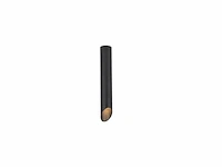 4 x gu10 opbouw design armatuur cilinder zand zwart 35cm - afbeelding 1 van  5