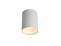 4 x gu10 opbouwspot armatuur cilinder zand wit - afbeelding 1 van  4