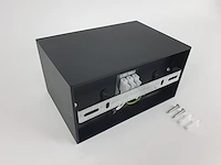 4 x gu10 opbouwspot armatuur dual fittingen zwart kantelbaar - afbeelding 6 van  7