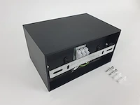 4 x gu10 opbouwspot armatuur dual fittingen zwart kantelbaar - afbeelding 6 van  7