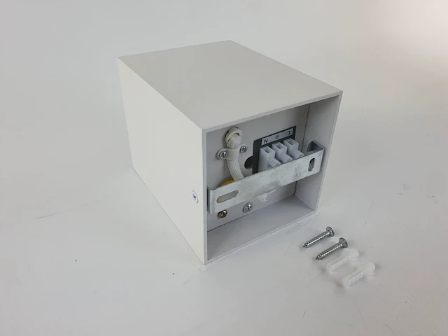 4 x gu10 opbouwspot armatuur rechthoekig wit kantelbaar 12,5cm - afbeelding 5 van  6