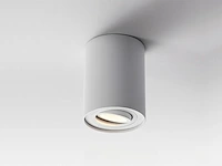 4 x gu10 opbouwspot armatuur wit kantelbaar 12,5cm - afbeelding 1 van  7