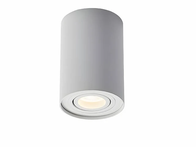 4 x gu10 opbouwspot armatuur wit kantelbaar 12,5cm - afbeelding 4 van  7