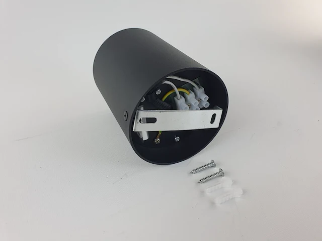 4 x gu10 opbouwspot armatuur zwart kantelbaar 12,5cm - afbeelding 6 van  7