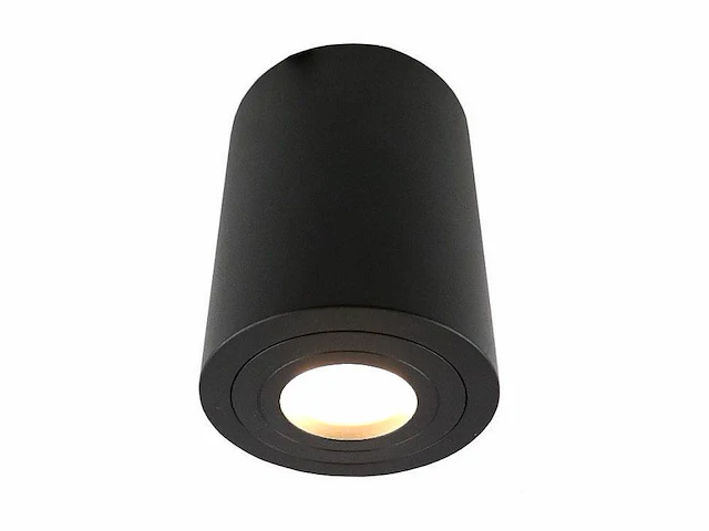 4 x gu10 waterdicht opbouwspot armatuur zwart 9,5cm - afbeelding 1 van  5