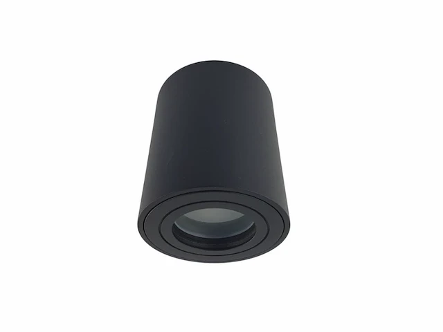 4 x gu10 waterdicht opbouwspot armatuur zwart 9,5cm - afbeelding 2 van  5
