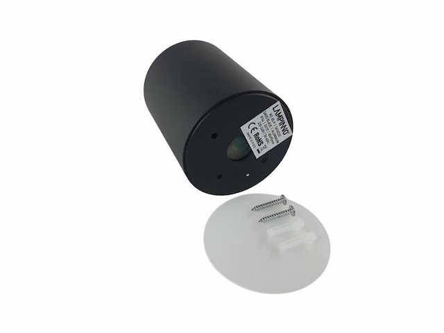 4 x gu10 waterdicht opbouwspot armatuur zwart 9,5cm - afbeelding 3 van  5