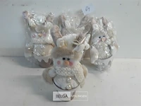4 x hangdeco sneeuwman - afbeelding 1 van  3