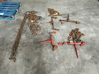 4 x hefketting en 4 ladingspanner - afbeelding 1 van  1
