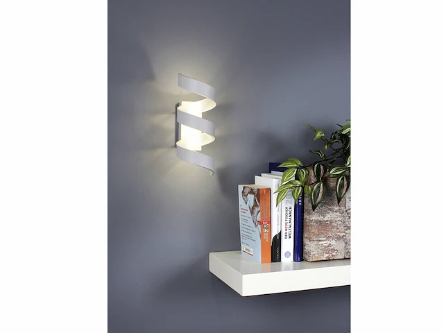 4 x helix design wand lampen wit - afbeelding 2 van  4
