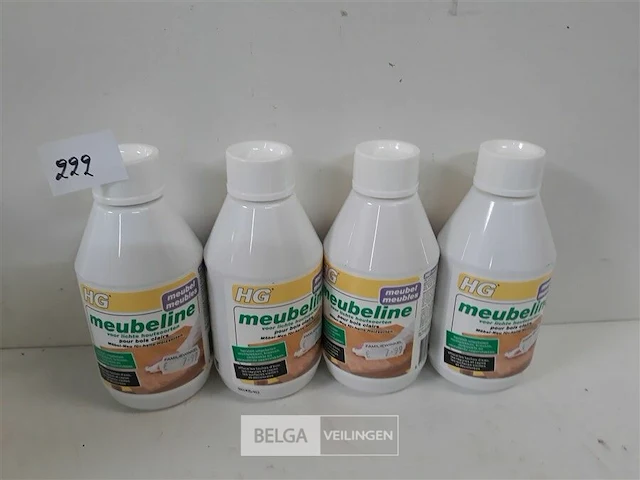 4 x hg meubeline voor lichte houtsoorten 250 ml - afbeelding 1 van  3