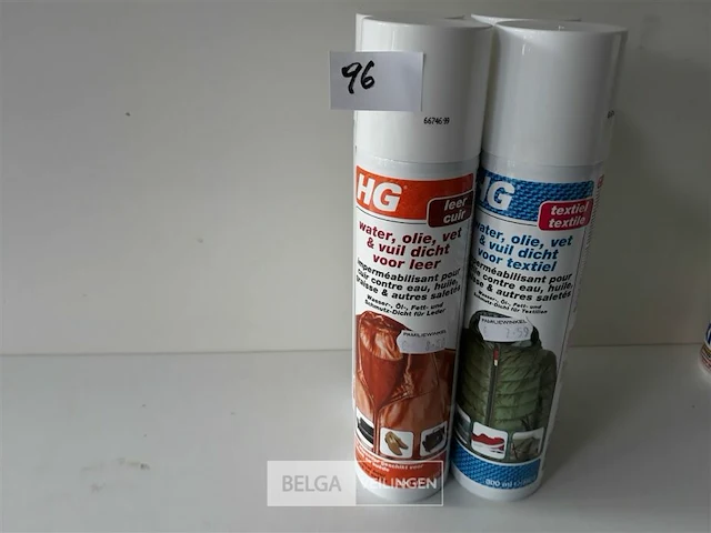 4 x hg spray 300 ml water olie vet vuil dicht 2 x leer 2 x textiel - afbeelding 1 van  2