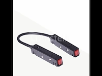 4 x hoekconnector voor magnetische rail 20 mm. - afbeelding 2 van  3