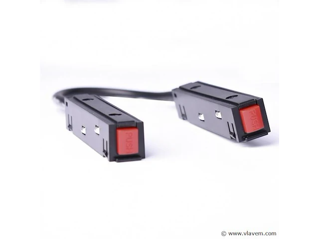 4 x hoekconnector voor magnetische rail 20 mm. - afbeelding 2 van  3