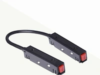 4 x hoekconnector voor magnetische rail 20 mm. - afbeelding 1 van  4