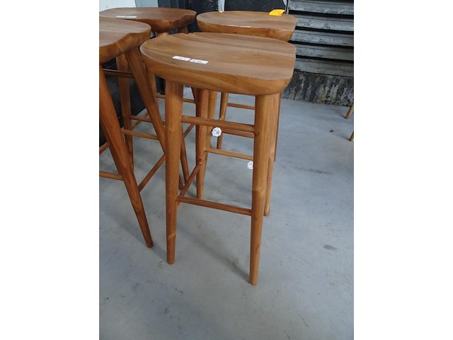 4 x houten barkruk - afbeelding 4 van  4