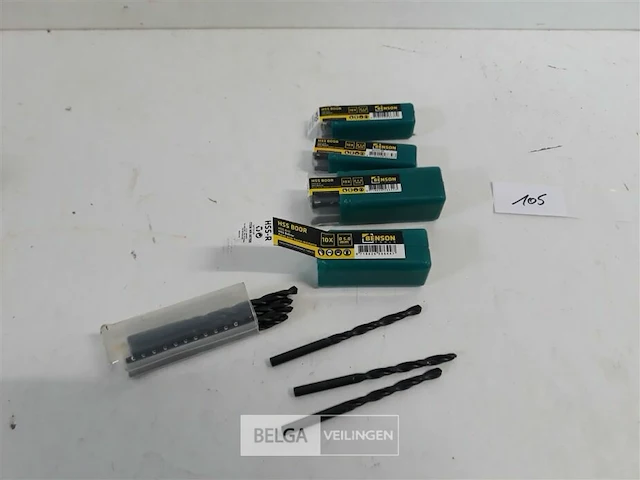 4 x ijzerboor 10 stuks - afbeelding 1 van  3