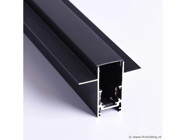 4 x inbouwmagneetrail 20mm 48v - 3 meter - afbeelding 1 van  5
