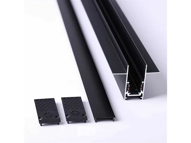 4 x inbouwmagneetrail 20mm 48v - 3 meter - afbeelding 4 van  6