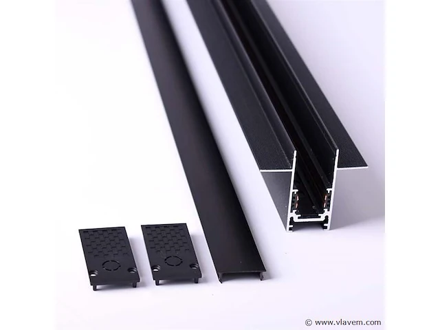 4 x ingebouwde magnetische rail 48v – 3 meter. - afbeelding 3 van  5