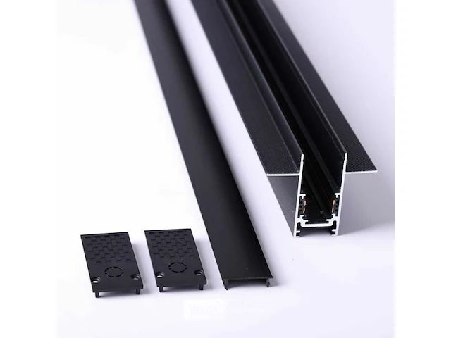4 x ingebouwde magnetische rail 48v – 3 meter. - afbeelding 4 van  6