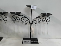 4 x kandelaar voor 3 stompkaarsen - afbeelding 3 van  3