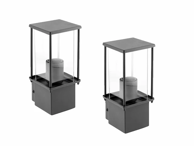 4 x keni wand lamp dimbaar zwart - afbeelding 3 van  6