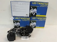 4 x kerstlampen 180 l led twinstar warm wit - afbeelding 2 van  3