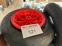 4 x kruiwagenwiel - afbeelding 2 van  3