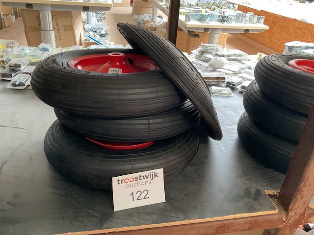 4 x kruiwagenwiel - afbeelding 1 van  5