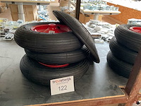 4 x kruiwagenwiel - afbeelding 1 van  5