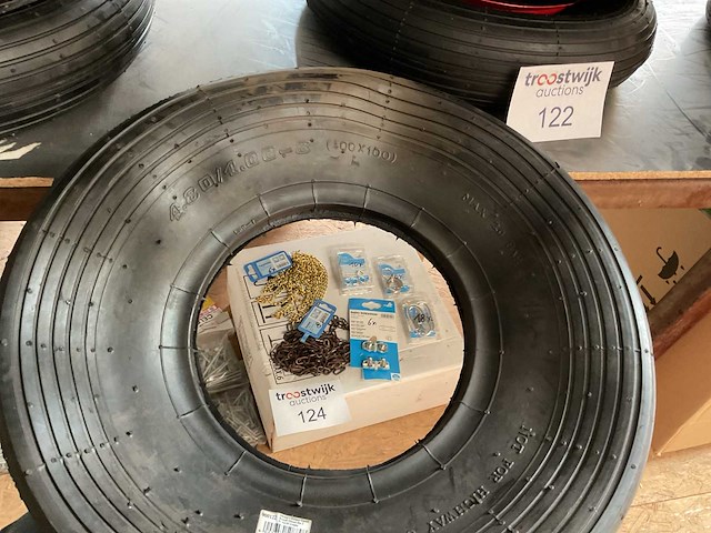 4 x kruiwagenwiel - afbeelding 4 van  5