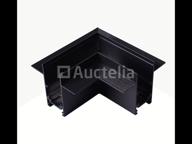 4 x l-connector voor inbouw magnetische rails 20 mm - horizontaal - afbeelding 2 van  4