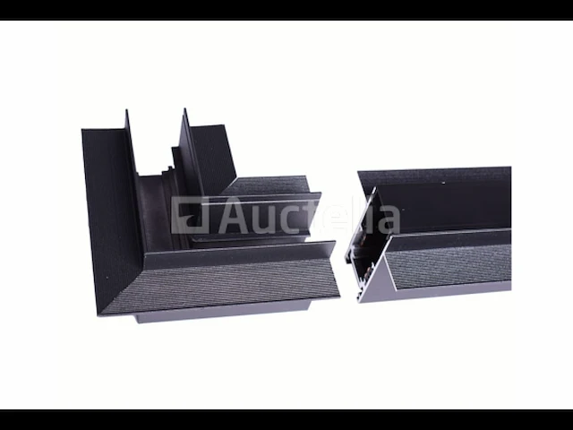 4 x l-connector voor ingebouwde magnetische rails 20 mm – horizontaal. - afbeelding 1 van  4