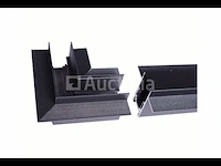 4 x l-connector voor ingebouwde magnetische rails 20 mm – horizontaal. - afbeelding 1 van  4