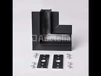 4 x l-connector voor ingebouwde magnetische rails 20 mm – horizontaal. - afbeelding 2 van  4