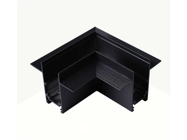 4 x l-connector voor ingebouwde magnetische rails 20 mm – horizontaal. - afbeelding 1 van  5