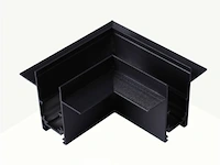 4 x l-connector voor ingebouwde magnetische rails 20 mm – horizontaal. - afbeelding 1 van  5