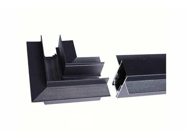 4 x l-connector voor ingebouwde magnetische rails 20 mm – horizontaal. - afbeelding 4 van  5